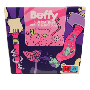 Beffy likdoekjes 3 stuks – Aardbei aroma